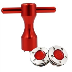 Lot de 2 poids personnalisés 20 g + clé rouge pour putter Titleist Scotty Cameron
