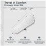 Cocoon Drap de sac 100 % Soie naturelle blanche SM30-SE Sarco
