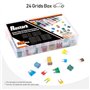 Rustark Lot de 250 fusibles à lame standard et mini pour voiture, profil bas et haut/STD, assortiment de fusibles pour camions, 