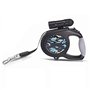 LHKJ Laisse Chien Enrouleur 8M Laisse Rétractable pour Chien avec La Lumière LED