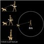 LHKJ Laisse Chien Enrouleur 8M Laisse Rétractable pour Chien avec La Lumière LED, Laisse Rétractable Automatique, Suitable for D
