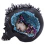Nemesis Now Brûleur d'encens à refoulement Crystal Hatchlings - 14 cm - Bleu