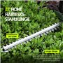 Taille-haie sans Fil TWZ, Taille-haie électrique avec Batterie Li-ION 21 V 2600 mAh, espacement des Dents de 15 mm, Longueur de 