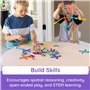 Fat Brain Toys Plip Kit | Ensemble de 52 pièces en Silicone Flexible dans Une variété de Formes, Tailles et Couleurs | Jouets se