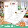 SCRIBBLEDO Lot de 10 feuilles réutilisables de pratique longue division 27,9 x 35,6 cm - Manipulatives mathématiques pour salle 