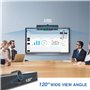 Video and Audio Conferencing System All-in-One Webcam with Microphone for Small Meeti