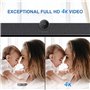 Enther & MAXHUB 4K Video Conference Camera,Video and Audio Conferencing System All-in-One Webcam with Microphone for Small Meeti