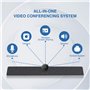 Enther & MAXHUB 4K Video Conference Camera,Video and Audio Conferencing System All-in-One Webcam with Microphone for Small Meeti