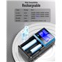 Keenstone Chargeur de Piles Intelligent Universel avec Ecran LCD pour Piles Rechargeables Ni-MH Ni-CD L