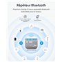 SwitchBot Matter Relais interrupteur 2PM, Module de relais interrupteur avec mesure de puissance, Interrupteur Wi-Fi&Bluetooth F