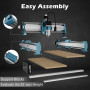 Genmitsu Fraiseuse CNC 4040-PRO MAX pour fraisage du bois, du métal et de l'acrylique, contrôle GRBL, machine à graver 3 axes av