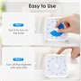 GlasFlength Minuteur Visuel pour Enfants et Adultes‌, Time Timer à Rebours de 60 Minutes Silencieux sans Tic-Tac Minuteur Enfant