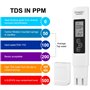 NEUTYPECHIC Testeur de Qualité de L'eau TDS 3 en 1, TDS EC Mètre Température LCD Numérique, Testeur Eau Potable Haute Précision 