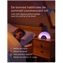 momcozy Bruit Blanc pour Bébé DreamSync Tech™ avec 34 sons Apaisants, Veilleuse Connectable via Application, Minuterie de Sommei