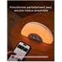 momcozy Bruit Blanc pour Bébé DreamSync Tech™ avec 34 sons Apaisants, Veilleuse Connectable via Application, Minuterie de Sommei