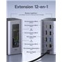 Station d'accueil 2 Moniteurs avec 2 * 4K HDMI