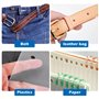 Nizirioo 15 Pièces Poinçon Creux En Cuir, Poinçon Creux En Acier Rond, Kit D'Outil De Poinçonnage Perforateur Cuir 0.5mm-6mm Set