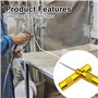 1 Kit de Nettoyage Pour Aérographe, Pot De Nettoyage pour Aérographe, Aérographe Pistolet Lavage Nettoyage Outils, Pot En Verre 