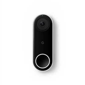 Google Nest Doorbell (filaire) – Anciennement Nest Hello – Sonnette vidéo avec diffusion en continu 24h/24 et 7j/7 – Caméra inte