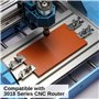 Genmitsu Lot de 4 colliers de serrage en T pour fraiseuse et graveuse 3018-PRO / 3018-MX3 / 3018-PROVer CNC