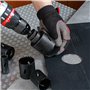 WORKPRO Scies Cloches, 9 pièces, Trépans pour Métal, avec Boîte en Alliage d'Aluminium, Scie à Trou pour Forage sur Acier Inox, 