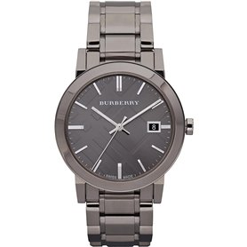BURBERRY The City BU9007 Montre en Acier Inoxydable et Cadran pour Homme