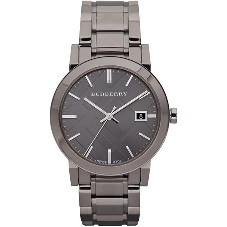 BURBERRY The City BU9007 Montre en Acier Inoxydable et Cadran pour Homme