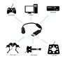 MEIZHEN Lot de 3 câbles de rechange USB pour manette de jeu Xbox 360 PC filaire Rock Band et Guitar Hero - Noir