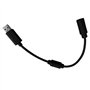 MEIZHEN Lot de 3 câbles de rechange USB pour manette de jeu Xbox 360 PC filaire Rock Band et Guitar Hero - Noir