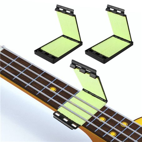 2 Pcs Nettoyeur de Cordes pour Guitare，Nettoyeur de Corde et Manche de Guitare Outils de Nettoyage et Entretien pour Instruments