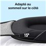 INNELO Masque de sommeil en coton pour les personnes dormant sur le côté, Masque de Nuit 3D avec protection auditive, ultra doux