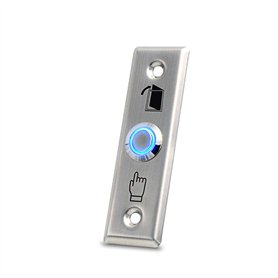 Dongyang Bouton Poussoir de Bouton de Sortie de porte en Acier Inoxydable avec Iumière LED pour Système de Verrouillage de Contr