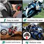 SOLLON Plaquettes de frein avant et arrière pour Yamaha TDR 125 1993 1994 1995 1996 1997 1998 1999 2000 2001 2002 2003