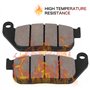 Yerbay Plaquettes de Frein Avant/Arrière kit pour Harley Davidson XL 883 Iron 2009-2014