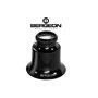 Bergeon 1458-A-15 Loupe à Double lentille pour horloger Grossissement x15 Noir M
