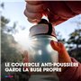 Bouteille d'eau filtrante HydraPak Breakaway+ (30oz) - Bouteille d'eau à pression pour la randonnée et le vélo, convient aux sac