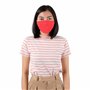 Lofbaz Tissu De Coton De Masque Facial En Tissu Avec Poche De Filtre Lavable Réutilisable (Rouge Vif - Paquet de 3
