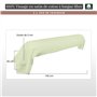 100% Coton Longue Tige 400 Fils Armure Satin (Taie d'oreiller d'hô