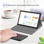 FINTIE Clavier pour Lenovo Tab M10 (3rd Gen) 10.1 Pouces 2022 (TB328) - [AZERTY Français] Housse Fine Multiposition, Bluetooth s