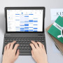 FINTIE Clavier pour Lenovo Tab M10 (3rd Gen) 10.1 Pouces 2022 (TB328) - [AZERTY Français] Housse Fine Multiposition, Bluetooth s
