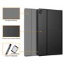 FINTIE Clavier pour Lenovo Tab M10 (3rd Gen) 10.1 Pouces 2022 (TB328) - [AZERTY Français] Housse Fine Multiposition, Bluetooth s