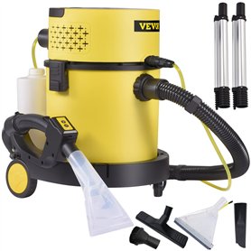 VEVOR Aspirateur Eau et Poussières 4-en-1 Aspirateur Multifonction en PP 20 L 1200 W 2 CV Filtre HEPA Éponge 17 kPa avec Télécom