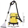 VEVOR Aspirateur Eau et Poussières 4-en-1 Aspirateur Multifonction en PP 20 L 1200 W 2 CV Filtre HEPA Éponge 17 kPa avec Télécom