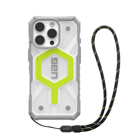 Urban Armor Gear Bundle Pathfinder MS Case/Lanyard Compatible Apple iPhone 16 Pro (Chargement sans Fil/Chargement magnétique Com