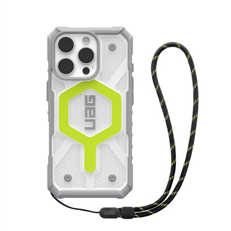 Urban Armor Gear Bundle Pathfinder MS Case/Lanyard Compatible Apple iPhone 16 Pro (Chargement sans Fil/Chargement magnétique Com