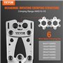VEVOR Pince à Sertir 6/10/16/25/35/50 mm² Outil de Sertissage Cosses de Câbles Batterie Aluminium Cuivre AWG10-1/0 avec Coupe-câ