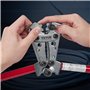 VEVOR Pince à Sertir 6/10/16/25/35/50 mm² Outil de Sertissage Cosses de Câbles Batterie Aluminium Cuivre AWG10-1/0 avec Coupe-câ