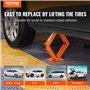 5 T de Voiture Plage de Levage 95-435 mm Ciseaux Professionnel en Acier Résistant avec Clé Démonte-Pneu et