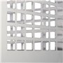 VEVOR Chapeau de Cheminée 432x432 mm Chapeau de Conduit Cheminée Base Carrée Acier Inoxydable 304 Couvercle Bouchon Protection A