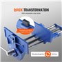 VEVOR Étau à Bois Ouverture de Mâchoire 335 mm Étau d'Établi pour Travail du Bois en Fonte Robuste 600x270x195 mm avec Levier de